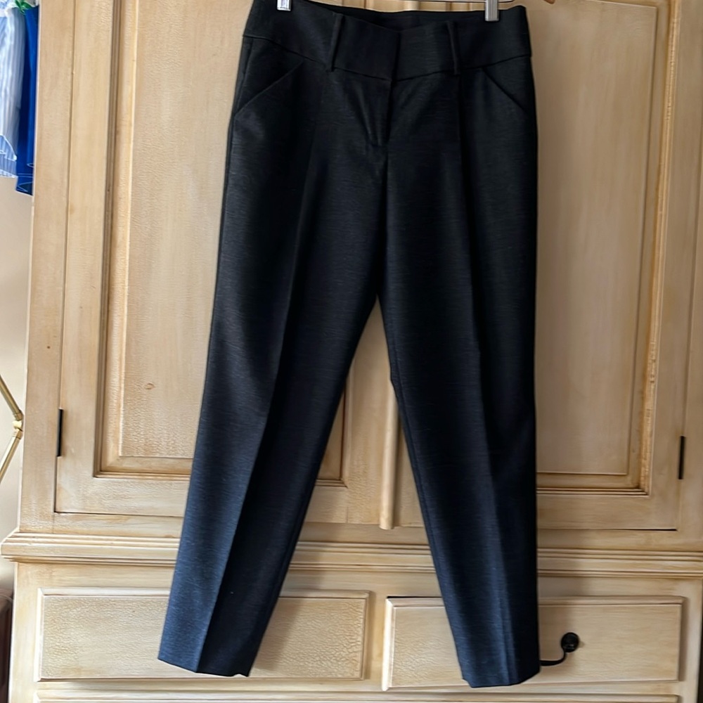Ann Taylor gray wool blend ankle length pants-NWT-size 2
